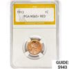Image 1 : 1913 Wheat Cent PGA MS65+ RED