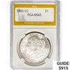 Image 1 : 1883-CC Morgan Silver Dollar PGA MS65