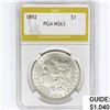Image 1 : 1892 Morgan Silver Dollar PGA MS63