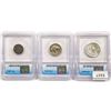 Image 2 : (3) US Varied Coinage ICG EF,MS 1892-1962