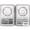 Image 2 : (2) Franklin Silver Half Dollar NGC PF67 1958-1961