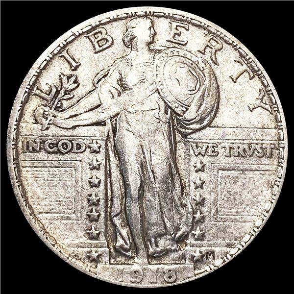 1918 Standing Liberty Quarter CLOSELY UNCIRCULATED