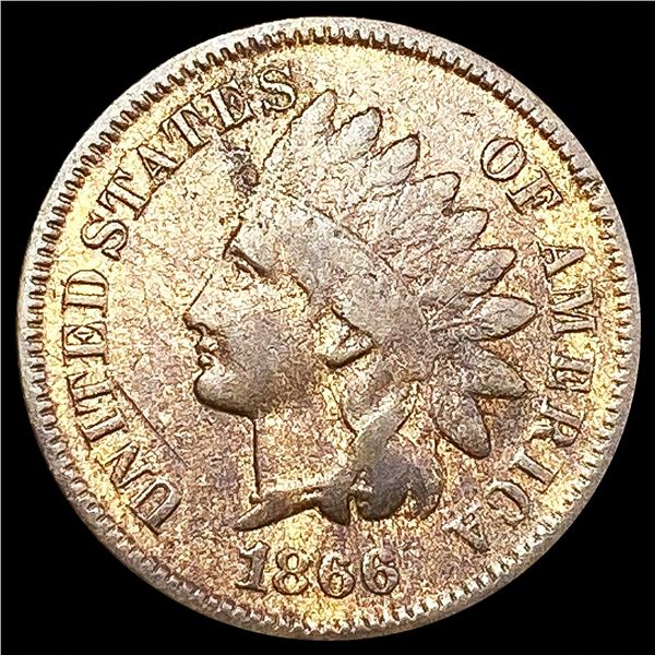 1866 Indian Head Cent NICELY CIRCULATED