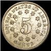 Image 2 : 1869 Shield Nickel CLOSELY UNCIRCULATED