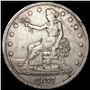 Image 1 : 1877 Silver Trade Dollar LIGHTLY CIRCULATED