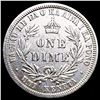 Image 2 : 1883 Kingdom of Hawaii Dime LIGHTLY CIRCULATED