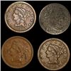 Image 1 : [4] Large Cents [[2] 1852, 1700's, 1853] NICELY CI