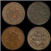Image 2 : [4] Large Cents [[2] 1852, 1700's, 1853] NICELY CI