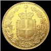 Image 2 : 1882-R Italy .1867oz Gold 20 Lire UNCIRCULATED
