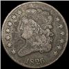 Image 1 : 1826 Classic Head Half Cent NICELY CIRCULATED