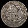 Image 2 : 1826 Classic Head Half Cent NICELY CIRCULATED