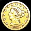 Image 1 : 1857-S $2.50 Gold Quarter Eagle NICELY CIRCULATED