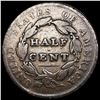 Image 2 : 1828 Classic Head Half Cent NICELY CIRCULATED