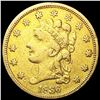 1836 $2.50 Gold Quarter Eagle LIGHTLY CIRCULATED