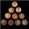 [10] Varied US Cents (1860, 1873, 1890, 1897, 1905