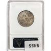 Image 2 : 1853 Seated Liberty Quarter ANACS AU58 ARWS&Rays