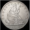 Image 1 : 1853 Arws & Rays Seated Liberty Half Dollar CLOSEL