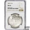 Image 1 : 1897-S Morgan Silver Dollar NGC MS62