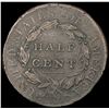 Image 2 : 1809 Classic Head Half Cent NICELY CIRCULATED