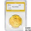 Image 1 : 1924 $20 Gold Double Eagle PGA MS66+