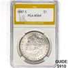 1887-S Morgan Silver Dollar PGA MS64