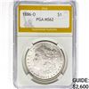 1886-O Morgan Silver Dollar PGA MS62