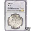 Image 1 : 1880-O Morgan Silver Dollar NGC MS60