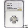 Image 1 : 1931-D Mercury Silver Dime NGC MS65 FB
