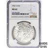 Image 1 : 1921-D Morgan Silver Dollar NGC MS62