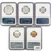 Image 2 : (5) 1955 US Varied Coinage NGC PF67