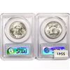 Image 2 : (2) Franklin SILV Half Dollars PCGS MS64 1949-1954