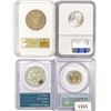 Image 2 : (4) Varied Silver Coinage NGC,PCGS 1941-1958