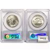 Image 2 : (2) 1948 Franklin SILV Half Dollars PCGS MS64 FBL
