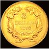 Image 2 : 1878 $3 Gold Piece CHOICE BU