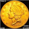 1864-S $20 Gold Double Eagle CHOICE AU
