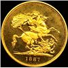 Image 2 : 1887 5 Sov Victoria GEM PROOF DCAM