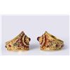 Image 4 : Two Antique Cambodian 22K Gold Ceremonial Thumb Rings