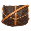 Image 1 : Louis Vuitton Brown Monogram Canvas Saumur 35cm Messenger Bag