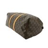 Image 3 : Louis Vuitton Brown Monogram Canvas Leather Keepall 45cm Duffle Bag