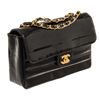 Image 3 : Chanel Black Horizontal Patent Leather Flap Bag
