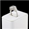 Image 4 : 4.05 ctw CENTER Diamond Platinum Ring (4.97 ctw Diamonds)
