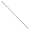 Image 5 : 18k White Gold 12.21 ctw 37 Round Large Diamond Line Tennis Statement Bracelet