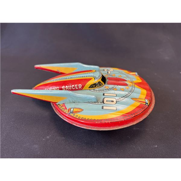 VINTAGE MODERN TOYS JAPAN FLYING SAUCER TIN TOY