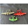 Image 1 : 3 VINTAGE TIN AIRPLANE TOYS