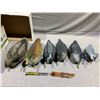 Image 2 : 6 Assorted Wildfowl Decoys and 1 Ruko 4" Knife c/w Sheath