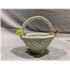 Image 2 : Vintage Capodimonte, Italian Porcelain Basketweave Items