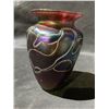 Image 1 : BLOWN ART GLASS VASE 7" TALL