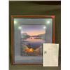 Image 1 : FRAMED LEP (6667/9500) BY STEPHEN LYMAN TITLED "INTO THE WILDERNESS" WITH COA 24"X27"