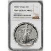 Image 1 : 1993-P $1 Proof American Silver Eagle Coin NGC PF69 Ultra Cameo