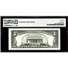Image 2 : 1995 $5 Federal Reserve Note Cleveland Fr.1985-D PMG Gem Uncirculated 66EPQ